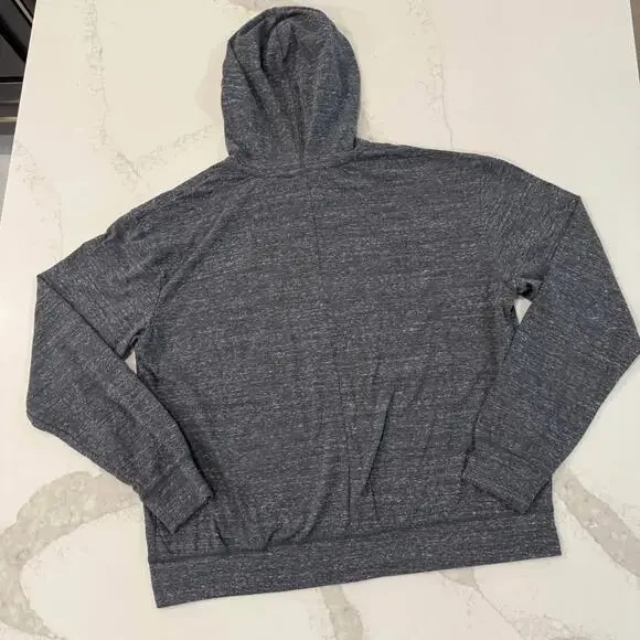 Nike NWT Training FullZip Lightweight Hoodie Womens Large HeatherGray Athleisure - Picture 7 of 7